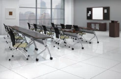 Sync™ Training Tables -Desk Elegant Shop synctrainingroomlatteseats 37019.1457535062