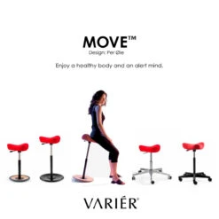 Varier Move Ergonomic Sit Stand Stool -Desk Elegant Shop varier move product brochure 2013 129331 1b 26871.1674503368