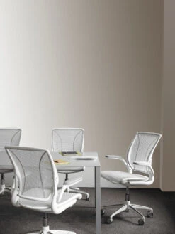 Humanscale Diffrient World Chair -Desk Elegant Shop world white i3 3000 76623.1438609234